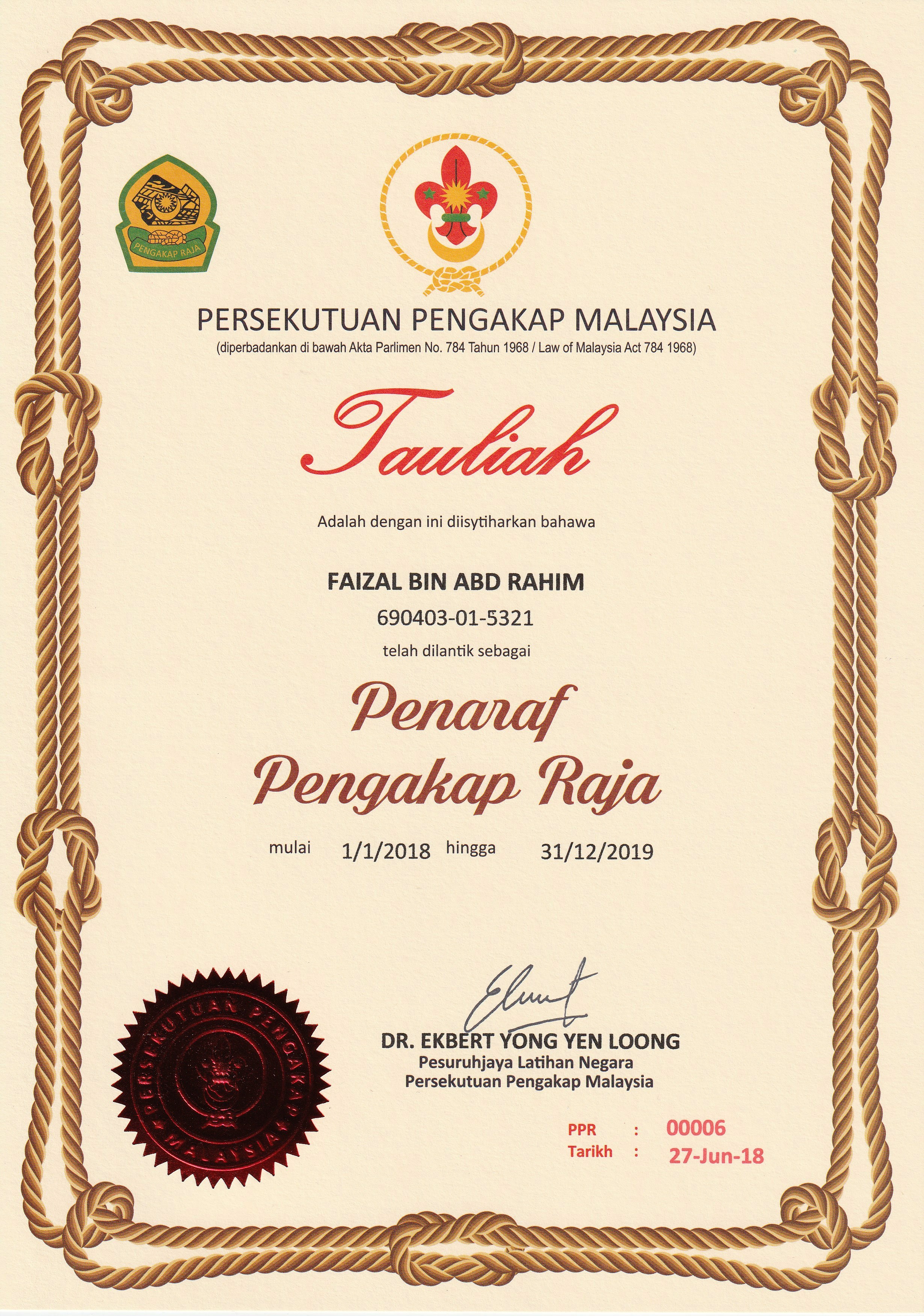 Tauliah - Penaraf